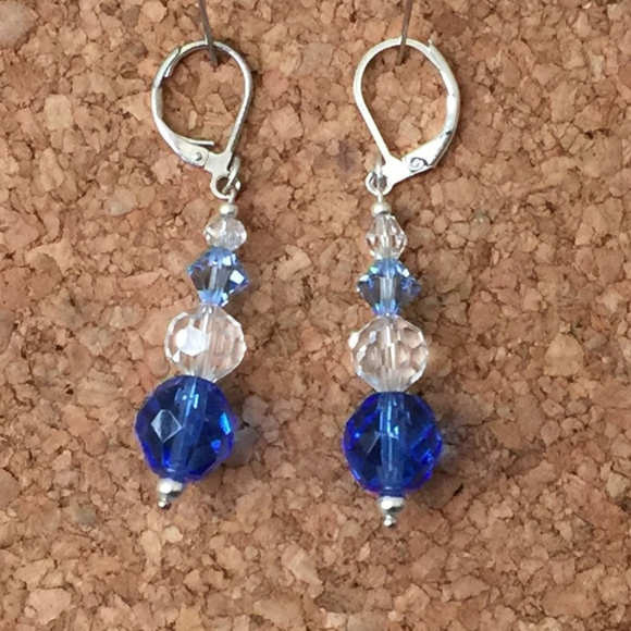 “Something Blue" Artisan Necklace set - Picture 2 of 3